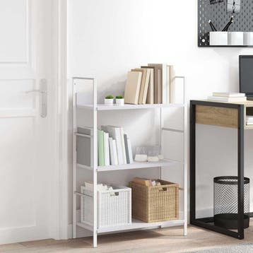 vidaXL Boekenkast met 3 schappen 60x27,6x90,5 cm bewerkt, Verzenden