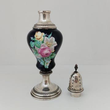 Strooier - Porselein, Zilver