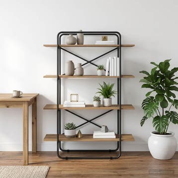 vidaXL Boekenplank 4-laags 100 x 35 x 140 cm PB Artisanaal, Verzenden, Nieuw