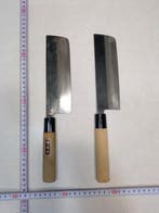 Couteau de cuisine - Acier, Bois - Japon - Couteau