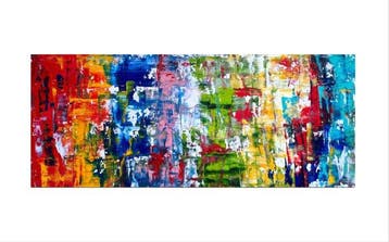 Alberto Stocco - Rainbow abstract, Antiek en Kunst