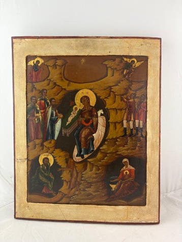 Icoon - Geboorte van Christus - Hout