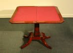 Table de jeux - Acajou - Table console victorienne - H : 73