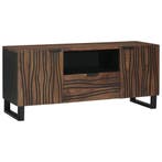 vidaXL TV Eenheden met lade Walnotenhout 105 x 33 x 46 cm, Verzenden, Nieuw
