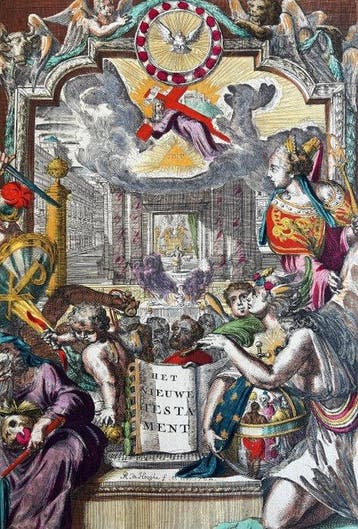 J. Basnage - [PRINT-BIBLE] Groot Waerelds Tafereel - 1705