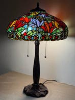 XXL Tiffany stijl tafellamp LOVER’S GARDEN lamp met 2