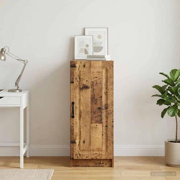 vidaXL Dressoir Oud hout 33 x 34,5 x 87 cm Bewerkt hout, Verzenden, Nieuw