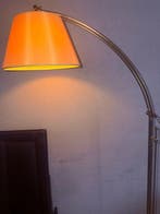 Steinhauer - Gebogen vloerlamp - Messing, stof -, Nieuw
