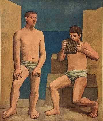 Pablo Picasso (1881-1973) - Die Panflöte