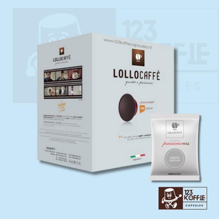 Lollo Miscela Argento capsules A Modo Mio – 100 stuks milde, Elektronische apparatuur, Koffiemachine-accessoires, Verzenden