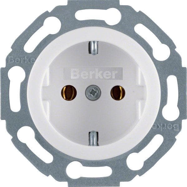 Hager Berker Wandstopcontact 1930/glas, Bricolage & Construction, Électricité & Câbles, Envoi