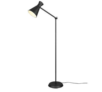 Trio ENZO vloerlamp | E27 Fitting | mat zwart | 25 x 48,8 cm, Verzenden, Nieuw