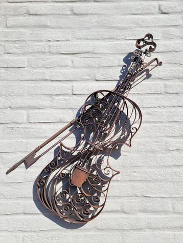 Wanddecoratie - Europa - Viool - 83 cm