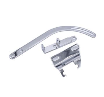 Chevrolet dynamo steun set headermount Chroom, Ophalen of Verzenden, Nieuw
