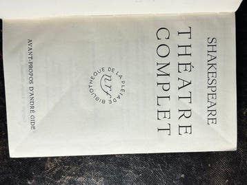 William Shakespeare, Victor Hugo, Molière, Pierre Corneille