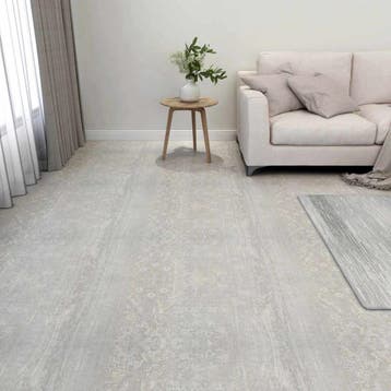 vidaXL Vloerplanken Wit en hout 5,11 m² 55 st PVC, Doe-het-zelf en Bouw, Verzenden, Nieuw