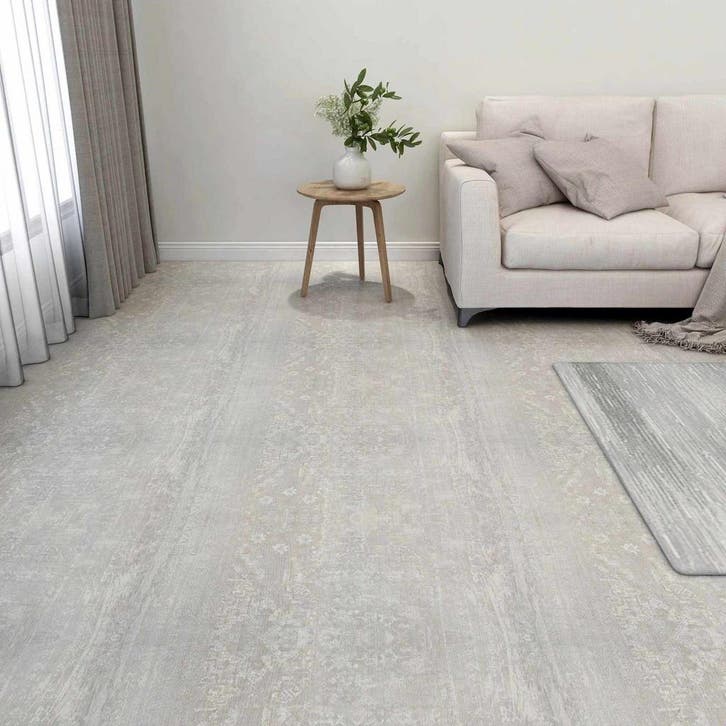 vidaXL Vloerplanken Wit en hout 5,11 m² 55 st PVC, Doe-het-zelf en Bouw, Vloerdelen en Plavuizen, Nieuw, Verzenden