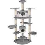 tectake Krabpaal Fippi 201cm - grijs/wit, Verzenden, Nieuw