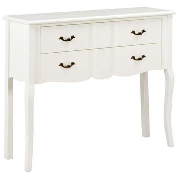 Massief houten dressoir wit: tweede kansje, OP = OP!, Huis en Inrichting, Frans, 100 tot 150 cm, Verzenden, Nieuw