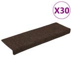 vidaXL Trapmatten zelfklevend 30 stuks 65x21x4 cm bruin, Verzenden
