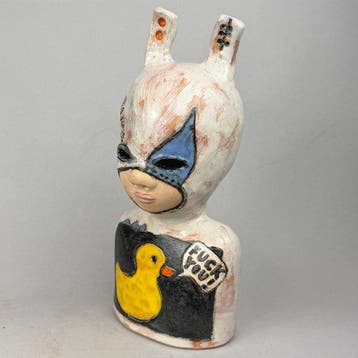 Iwo Rynkiewicz (1970) - Duck U.. - Handmade Ceramic Figure
