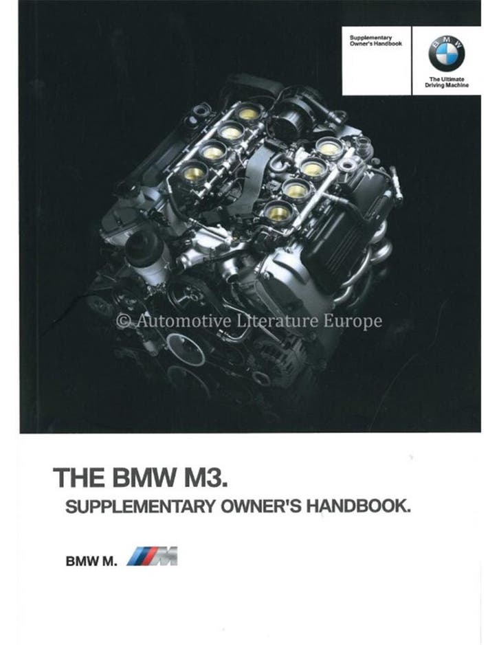 2012 BMW M3 INSTRUCTIEBOEKJE BIJLAGE ENGELS, Autos : Divers, Modes d'emploi & Notices d'utilisation, Enlèvement ou Envoi