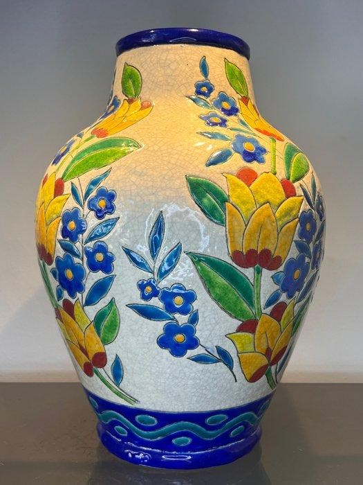 Boch Frères, Keramis Boch, Keramis - Charles Catteau - Vase, Antiquités & Art, Antiquités | Verre & Cristal