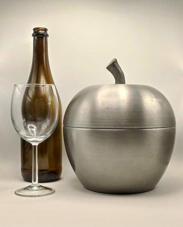 Ijsemmer - Aluminium - Emmer in de vorm van een appel