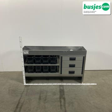 Aluca bedrijfswageninrichting 1255x420x750mm (2955), Verzenden, Gebruikt