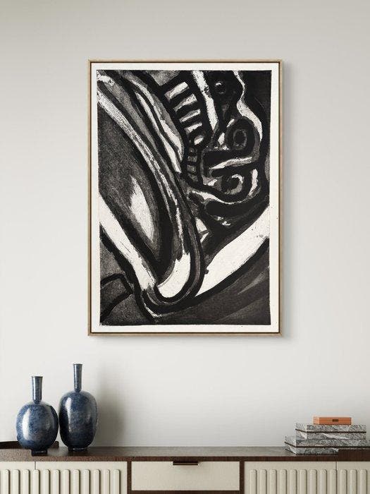 Bengt Lindström (1925-2008) - Composition abstraite Chamanes, Antiek en Kunst, Antiek | Overige Antiek