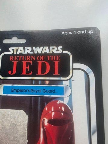 Kenner - Action figure Star Wars Emperors Royal Guard 1983, Nieuw