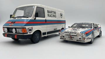 Otto Mobile 1:18 - Modelauto - Fiat 242 con Lancia 037 n.1, Nieuw