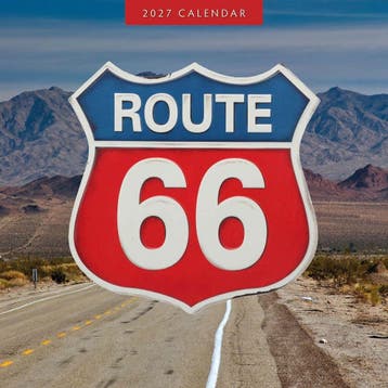 Red Robin Wall Kalender 2027 - Route 66, Ophalen of Verzenden