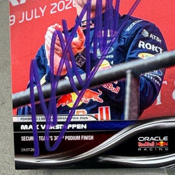 Red Bull Racing - Topps Now - (049) Max Verstappen - Secured, Nieuw