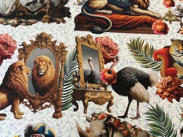 Droomrijk: Majestueuze dieren in een tuin vol wonderen -