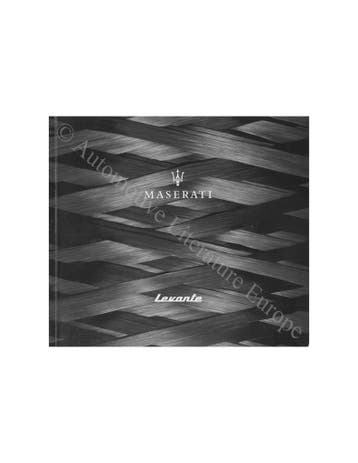 2017 MASERATI LEVANTE  BROCHURE ITALIAANS, Ophalen of Verzenden