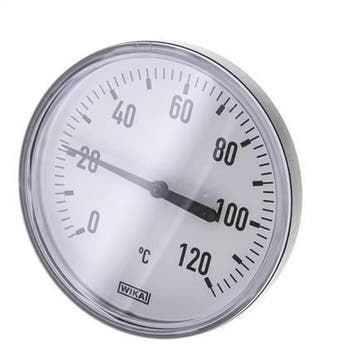 Thermomètre bimétallique en plastique de 0 à +120°C Cabinet, Verzenden
