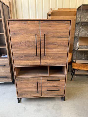 Brandon bergkast, kleur seesham, Nieuw, Overige materialen, Met lade(s)