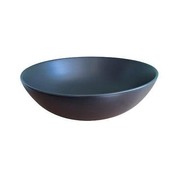 SALE - Luka 39 - Mat zwart - Waskom -  -  - Keramiek -  Rond, Doe-het-zelf en Bouw, Ophalen of Verzenden, Nieuw