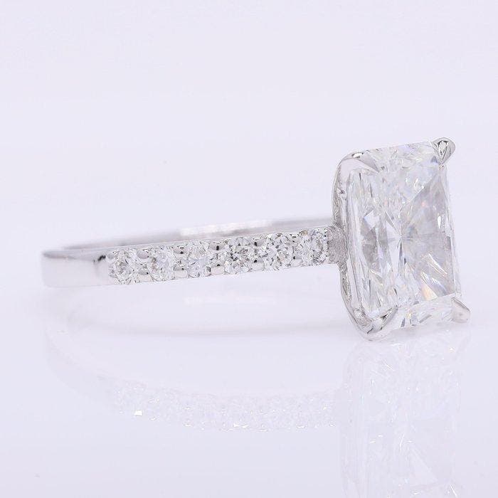 Sans prix de réserve - Bague - 14 carats Or blanc - 2.18ct., Bijoux, Sacs & Beauté, Bagues