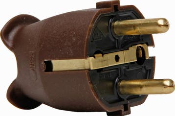 Kopp Geaarde Stekker RA CEE 7 VII Bruin Plastic -, Verzenden, Nieuw
