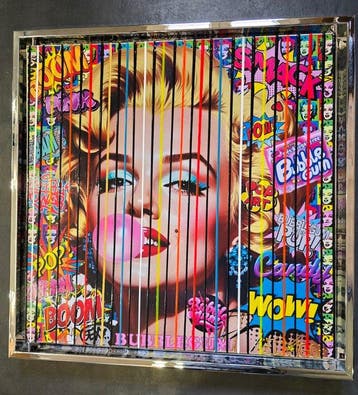 Elmago - Marilyn pop bubble gum 3 codebarre (large), Antiquités & Art