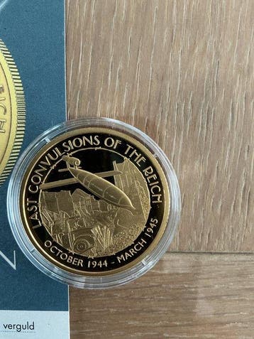 Niue. 1 Dollar 2020, 5 munten 24ct Fairmined Goud verguld