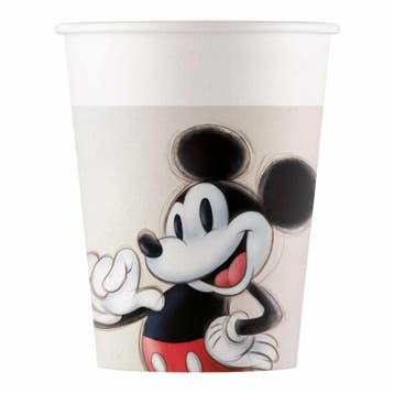 Mickey Mouse Bekers 250ml 8st, Verzenden, Nieuw