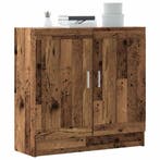 vidaXL Boekenkast 82,5x30,5x80 cm bewerkt hout oud, Verzenden, Nieuw