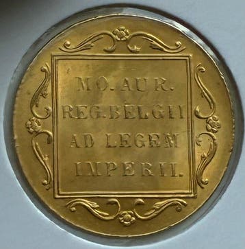 Nederland, Koninkrijk. Wilhelmina. Gouden Enkele Dukaat 1917, Postzegels en Munten