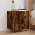 vidaXL Tv-wandmeubel 40,5x30x40 cm bewerkt hout gerookt, Huis en Inrichting, Kasten |Televisiemeubels, Verzenden, Nieuw