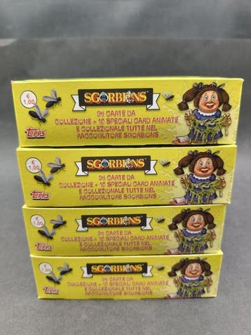 Topps Sgorbions Topps – Lotto 4 Box Trading Cards + 11, Nieuw