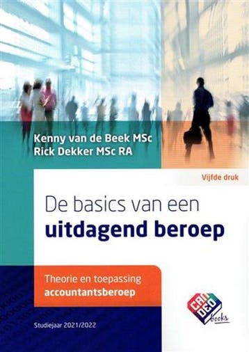 De basics van een uitdagend beroep: Theorie en toepassing, Verzenden, Zo goed als nieuw, Rick Dekker MSc RA