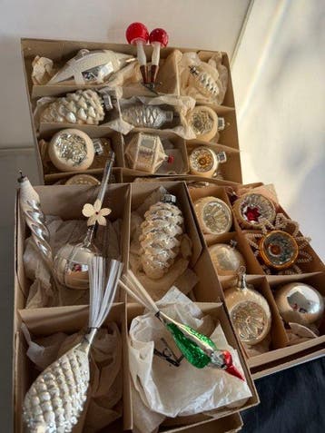 Kerstballen (26) - verschillende - Glas, Metaal -, Nieuw